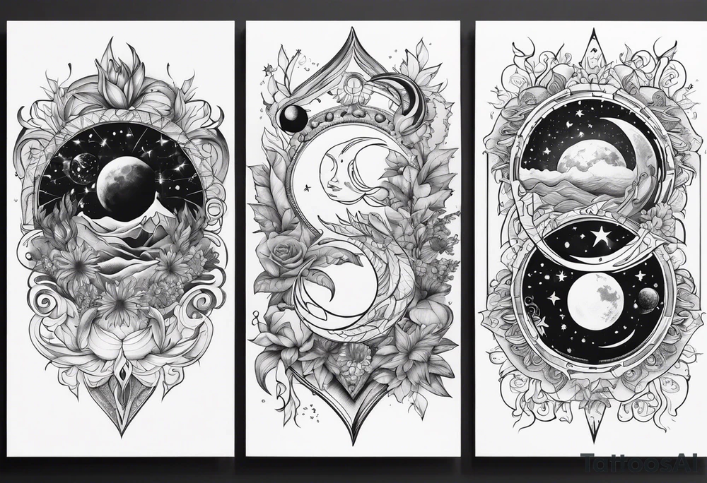 Astrology signs-
Pisces sun 
Aquarius moon 
Leo rising tattoo idea