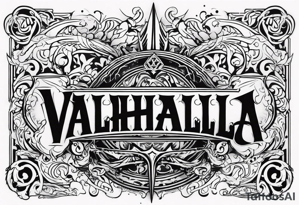 Valhalla tattoo idea
