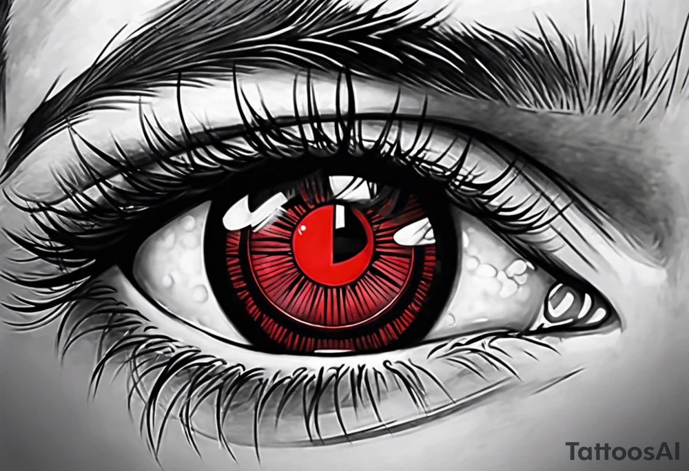 Sharingan eyes tattoo idea