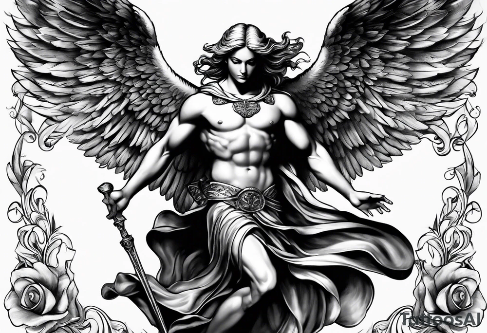 Archangel tattoo idea