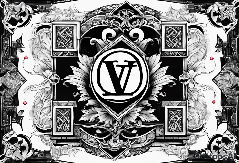 the words todamax in itallicqq q tattoo idea