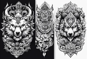 butts tattoo idea