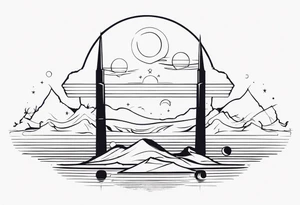 From the book dune, the gom jabbar tattoo idea