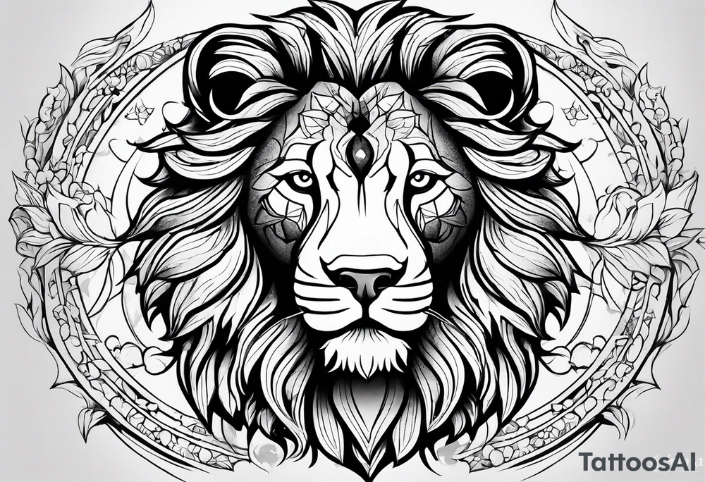 LEO ASTROLOGY tattoo idea