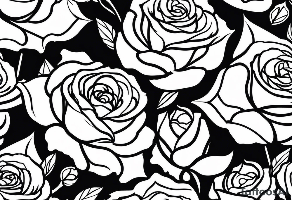 Rose tattoo idea