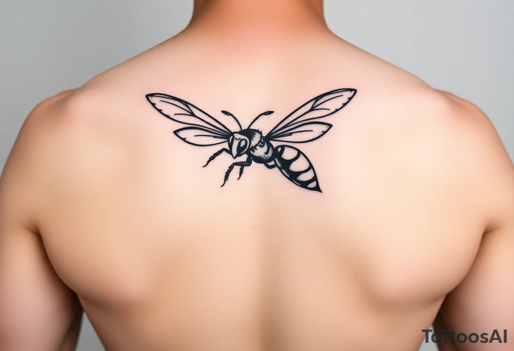 Fierce Hornet flying tattoo idea