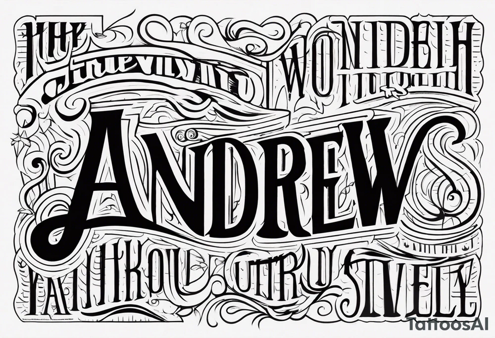 andrew tattoo idea