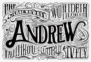 andrew tattoo idea