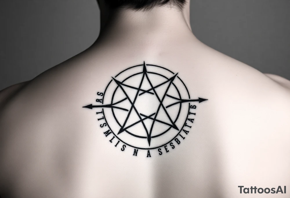 minimalistic, sagittarius, jupiter symbol, sacred geometry, runes for, Good luck and fortune, success, grace, youth, protection from evil magic, protection, safe travels, energy, divine, energy, wisdom, prosperity, love, beauty, color black, david star, GOD's name in hereby, male, arm tattoo idea