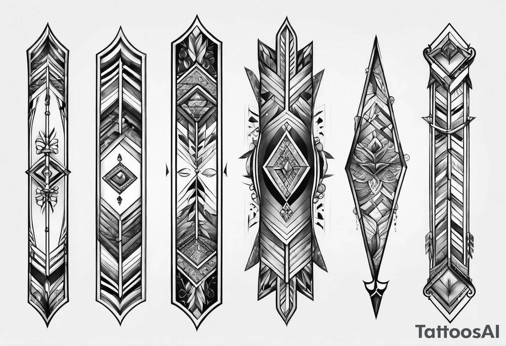 quiver of arrows tattoo idea