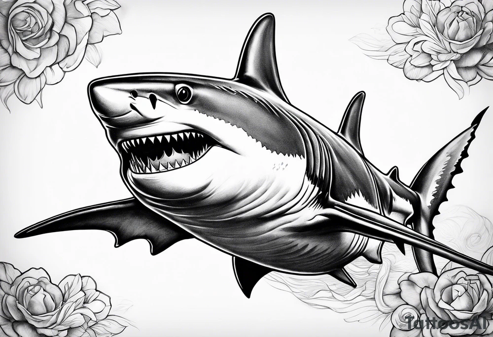 Shark tattoo idea