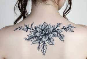 Powerful and feminine tattoo that symbolizes strength, courage, compassion, and love through the beauty of tears, nature, and joy tattoo idea