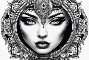 Third eye, smoke tattoo idea