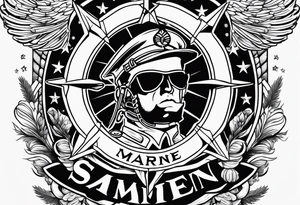 United States Marine tattoo idea