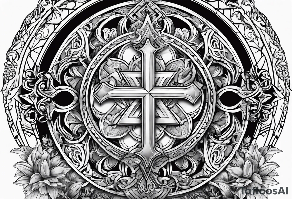 The symbol of Matthias in the bible tattoo idea