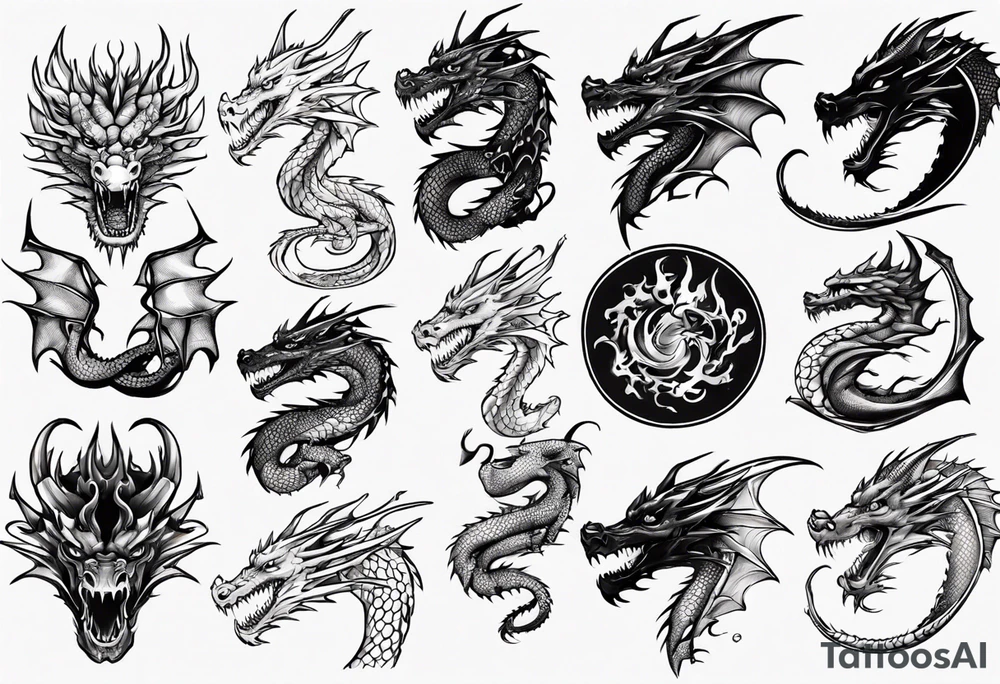 dragon tattoo idea