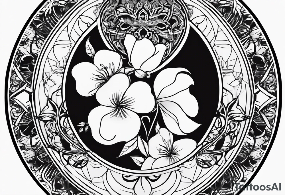 Small tattoo with the name: kaimani with a heart tattoo idea