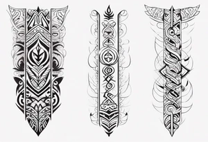 maori tribal  spine tattoo tattoo idea