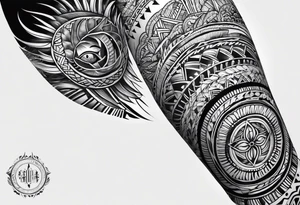 Fijian Tribal tattoo for the forearm tattoo idea