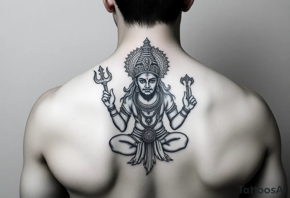 Hindu gods tattoo idea