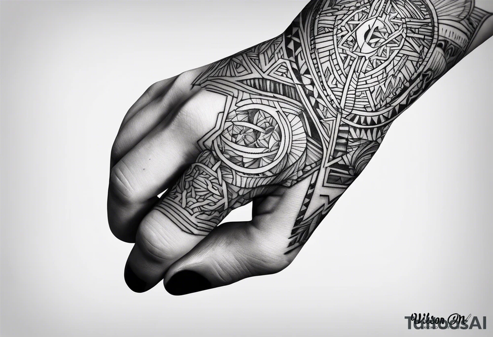 Wilson on my right hand tattoo idea