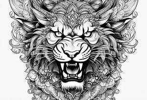 chimera tattoo idea