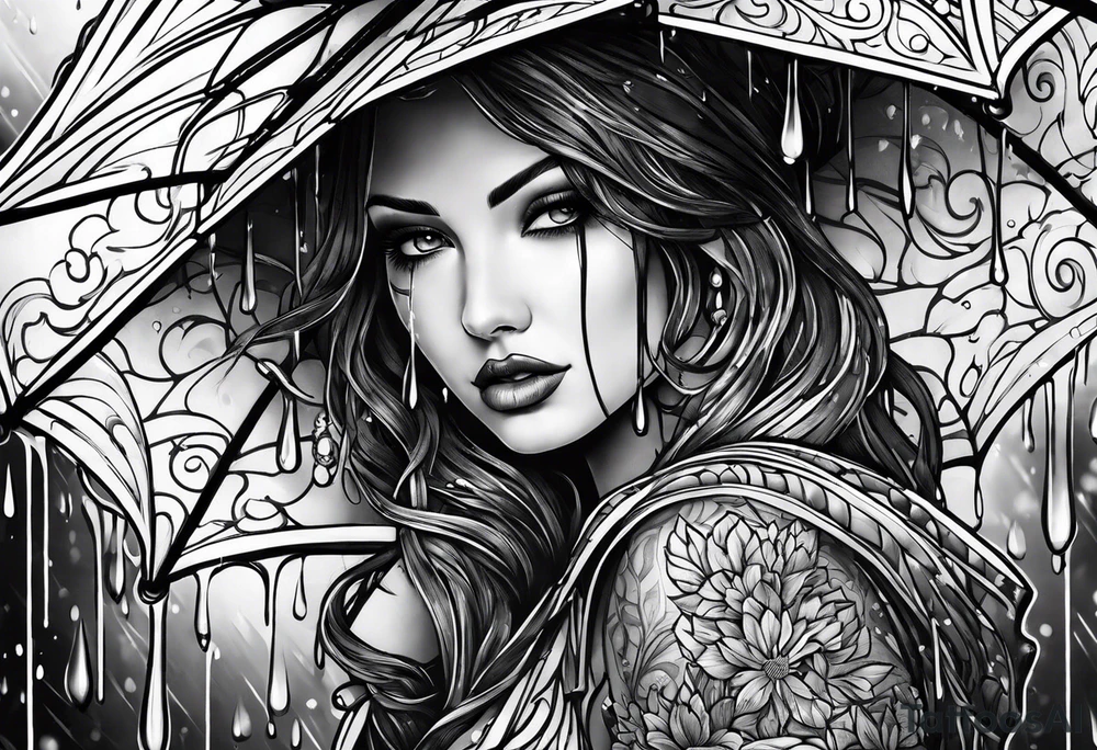 Rain tattoo idea