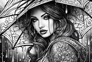 Rain tattoo idea