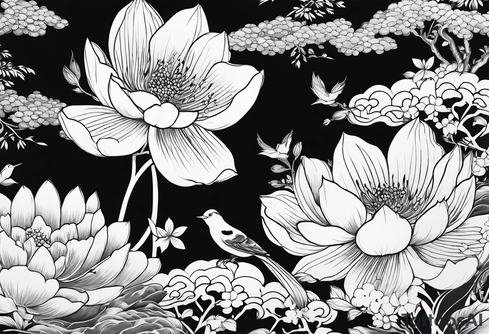 TOILE PATTERN tattoo idea