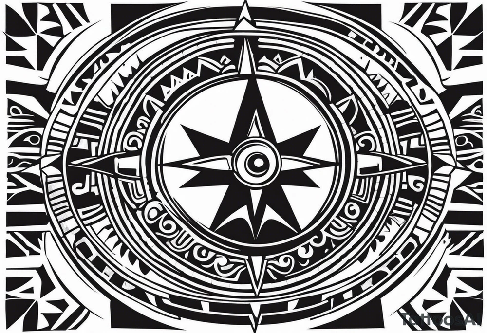 Sun in the style of the inca (inti) tattoo idea