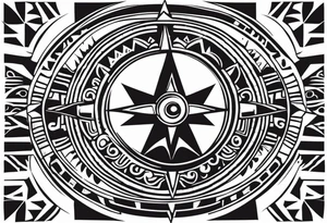 Sun in the style of the inca (inti) tattoo idea