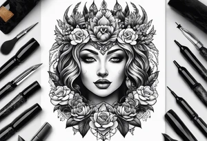 sleeve filler tattoo idea