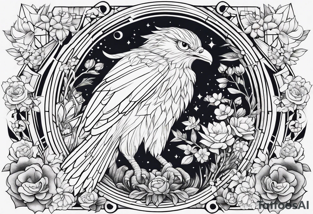 ghibli sleeve tattoo idea