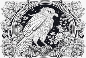 ghibli sleeve tattoo idea
