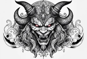 Demon tattoo idea