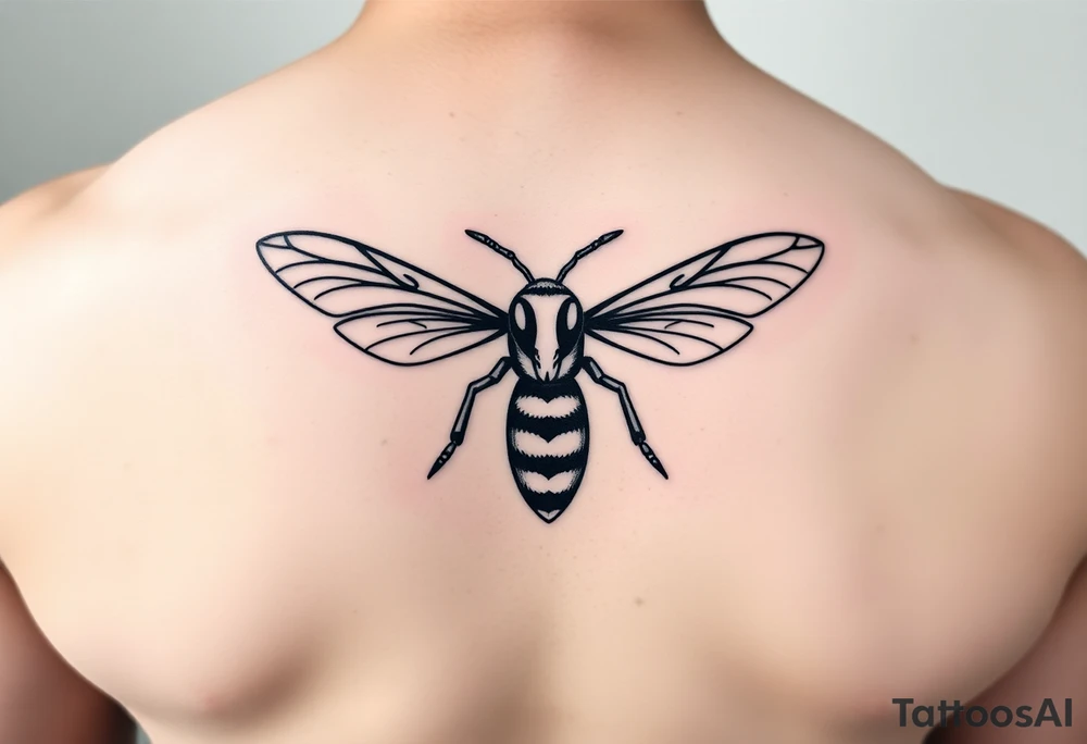 Fierce Hornet flying tattoo idea