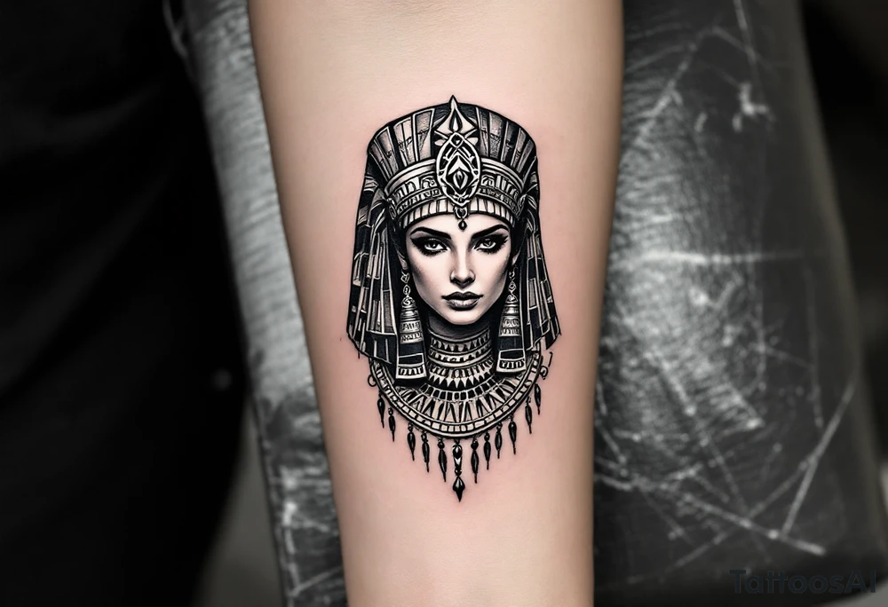 Cleopatra tattoo idea