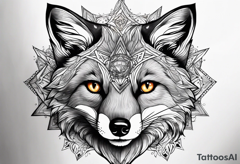 full fox look at the star tattoo idea
