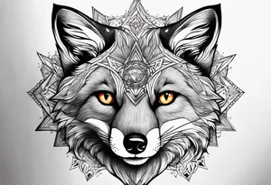 full fox look at the star tattoo idea