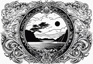 An adventure to live, battle to fight, beauty to love tattoo idea