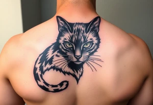 Black Cat tattoo idea