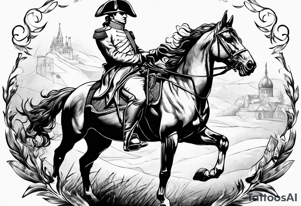 Napoleon on a horse tattoo idea