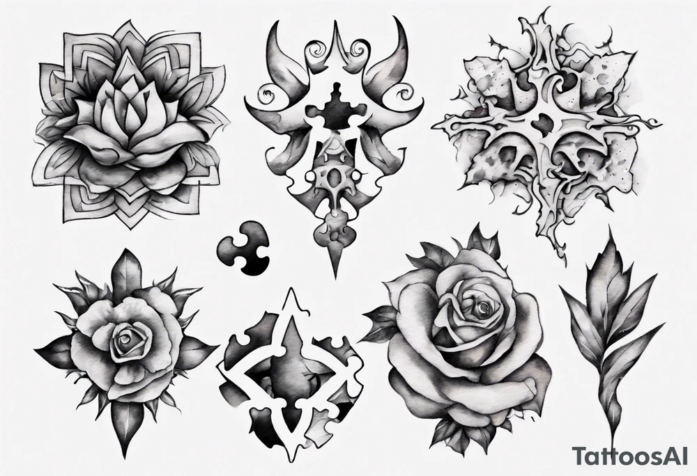 jigsaw puzzle tattoo idea