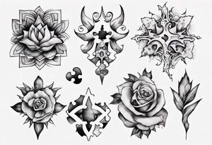 jigsaw puzzle tattoo idea