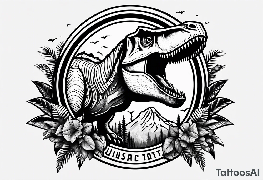 Jurassic park tattoo tattoo idea