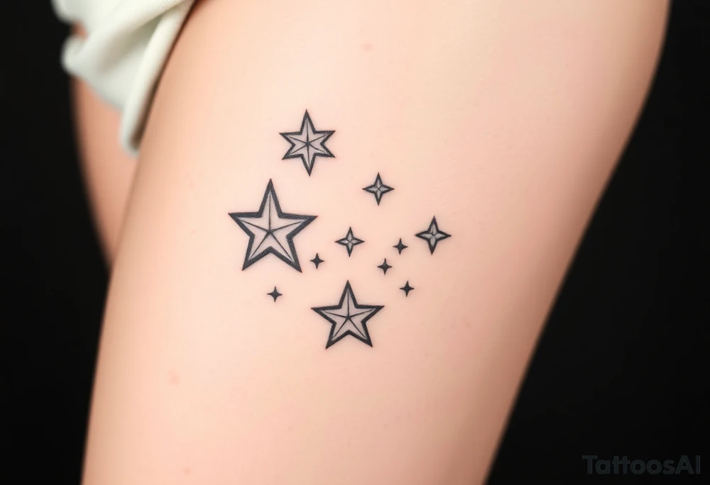 Stars tattoo idea