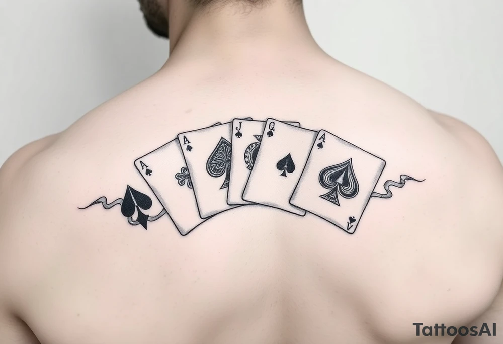 deck o f cards tattoo idea