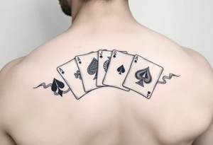 deck o f cards tattoo idea