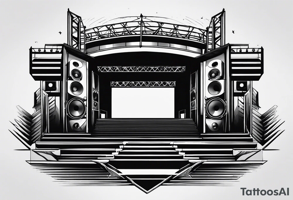 Truss, music, mix stadion, faders, reprobox tattoo idea