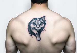 Black Cat tattoo idea